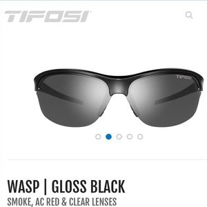 Tifosi Optics with interchangeable lenses.